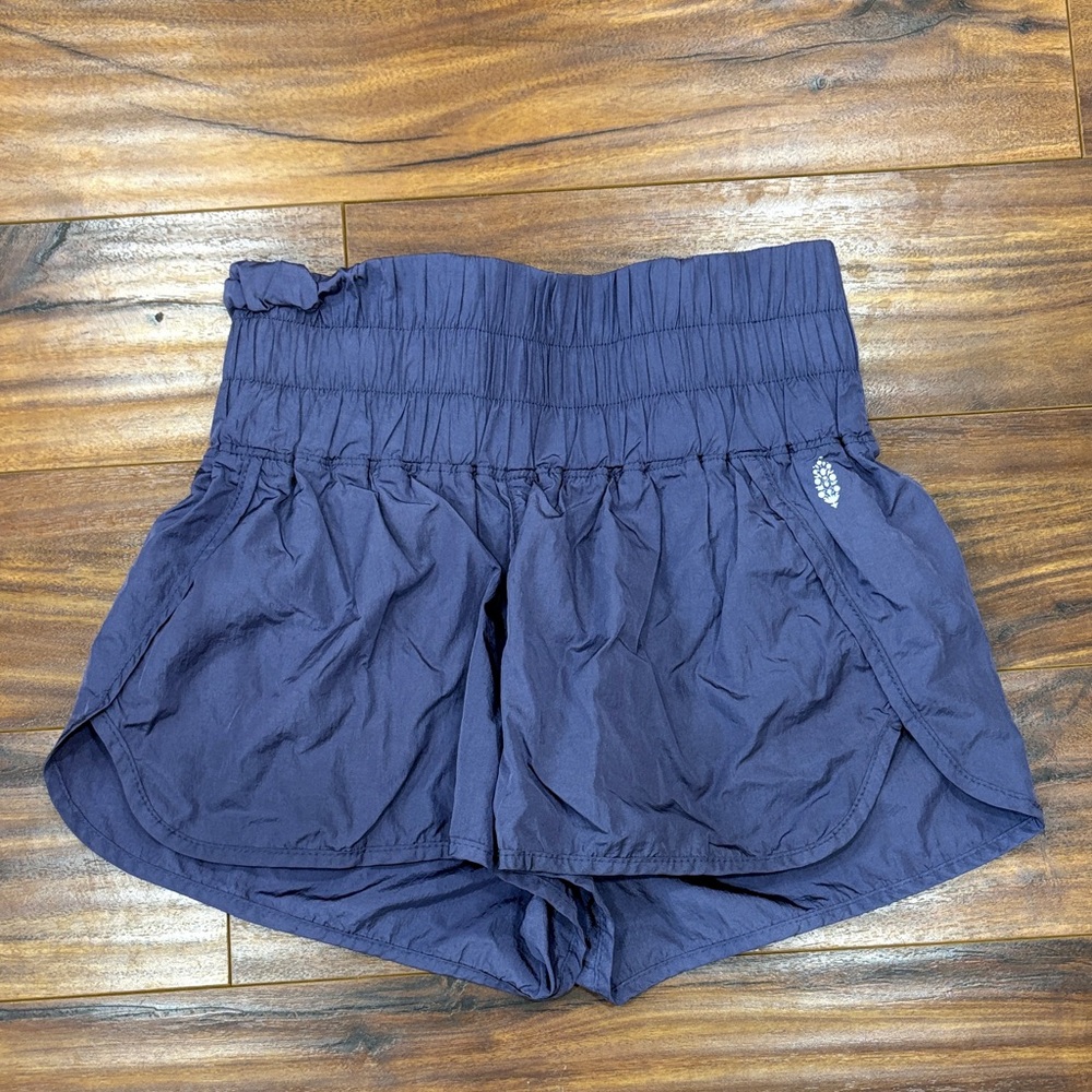 FP Movement by Free People High Waist Navy Shorts